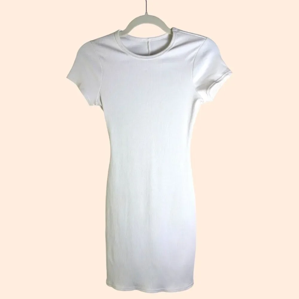 Alo Yoga Goddess Ribbed Mini Dress